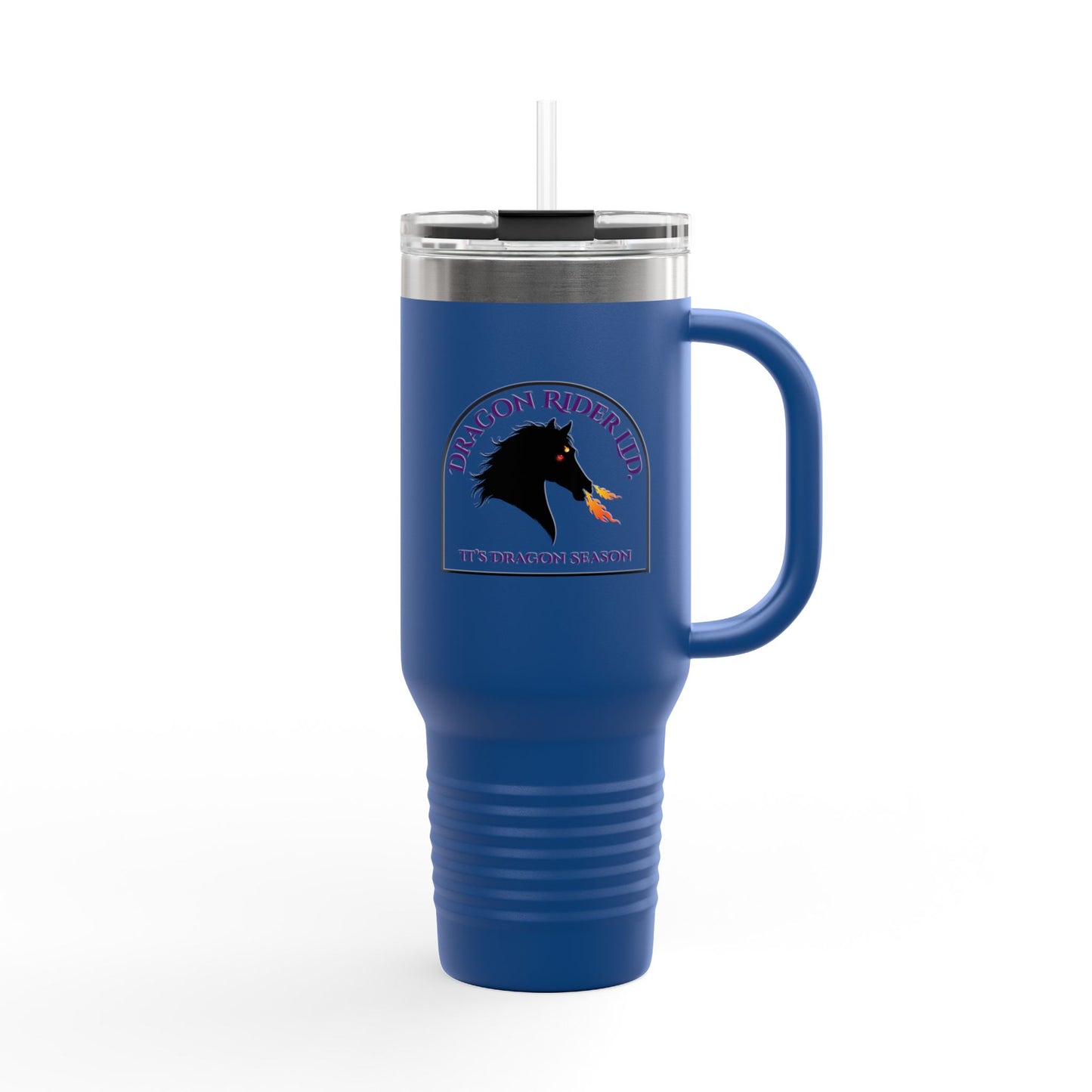 Personalized Name Dragon Horse Insulated 40oz Travel Mug
