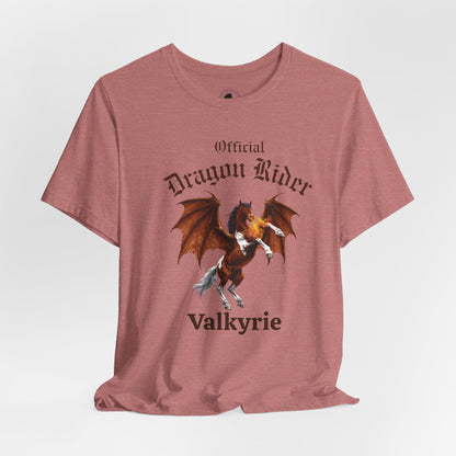 Personalized Bay & White Dragon Rider Jersey Short Sleeve Tee