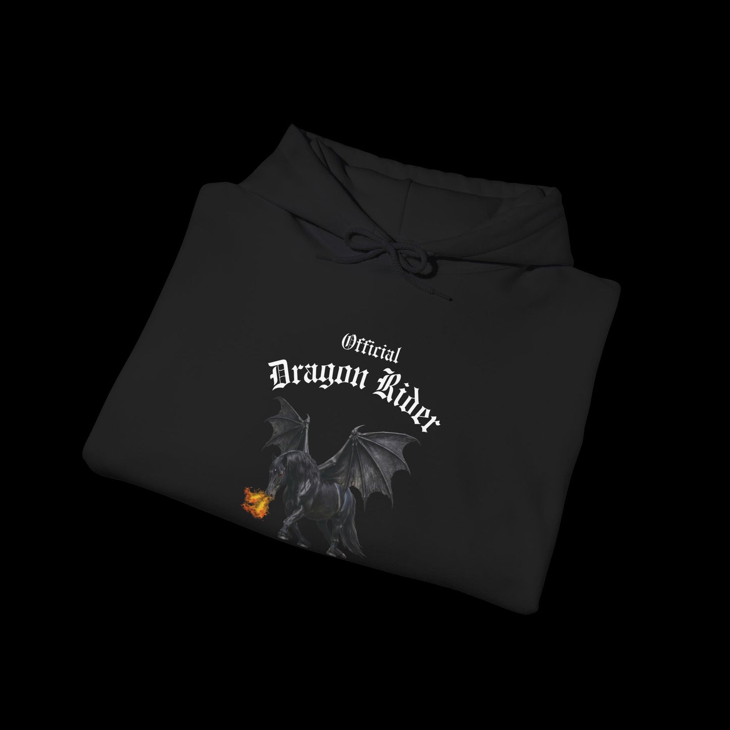 Black Official Dragon Rider Heavy Blend™ Hooded Sweatshirt