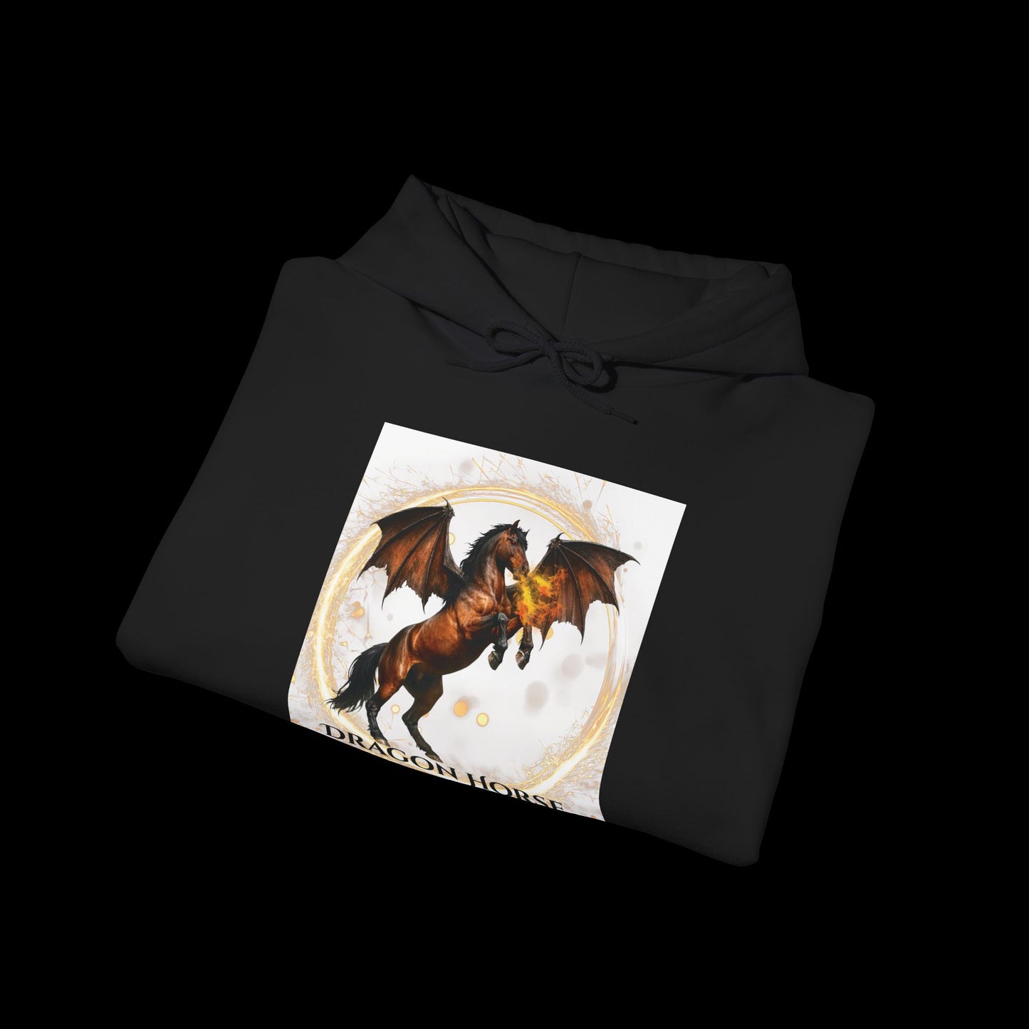 Bay Dragon Horse Heavy Blend™ Hooded Sweatshirt