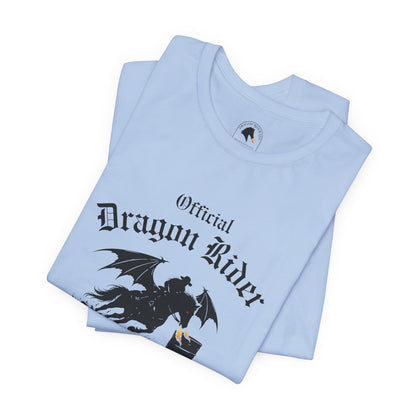 Personalized Barrel Racer Dragon Rider Jersey Short Sleeve Tee