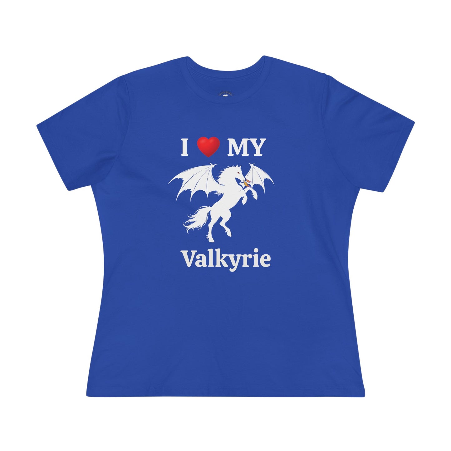 I Heart My Dragon Horse (E) Cotton Tee - Personalized with your horse's name!