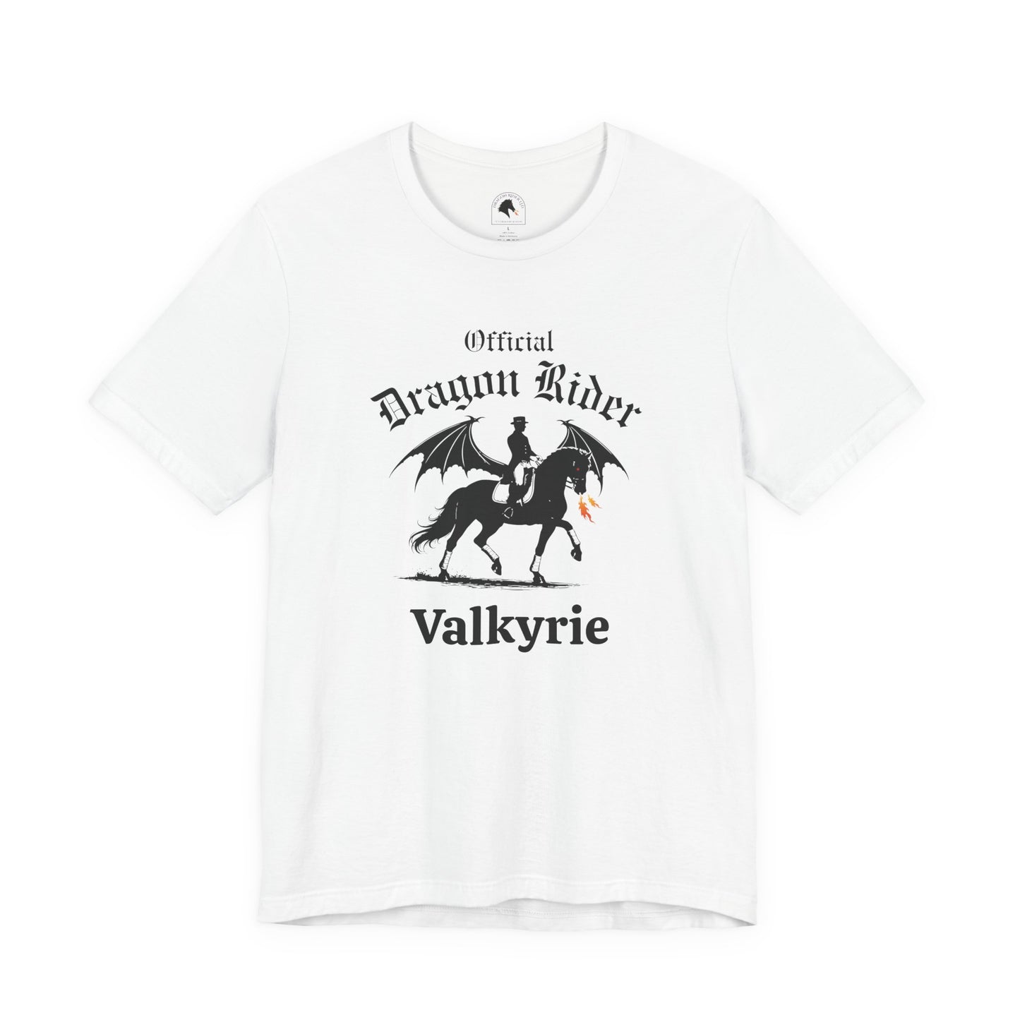 Personalized Dressage Dragon Rider Jersey Short Sleeve Tee