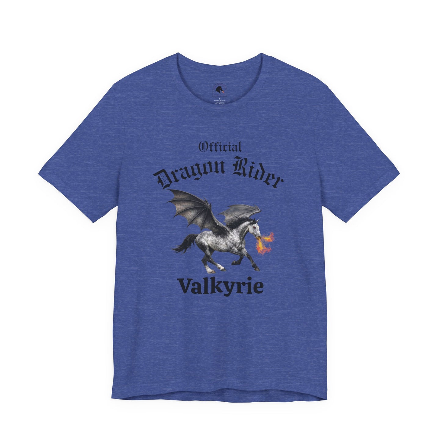 Personalized Gray Dragon Rider Jersey Short Sleeve Tee