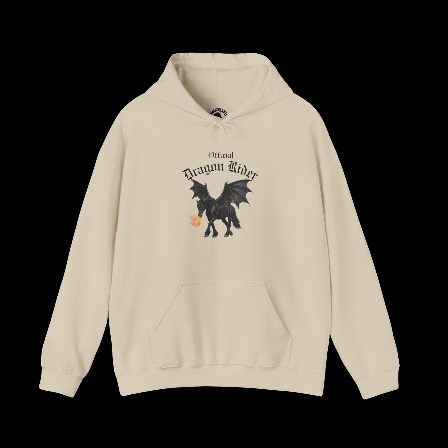Black Official Dragon Rider Heavy Blend™ Hooded Sweatshirt