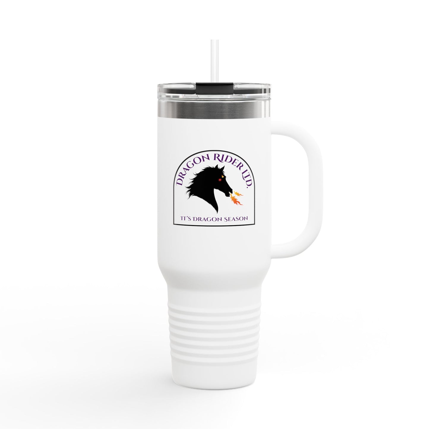 Personalized Name Dragon Horse Insulated 40oz Travel Mug