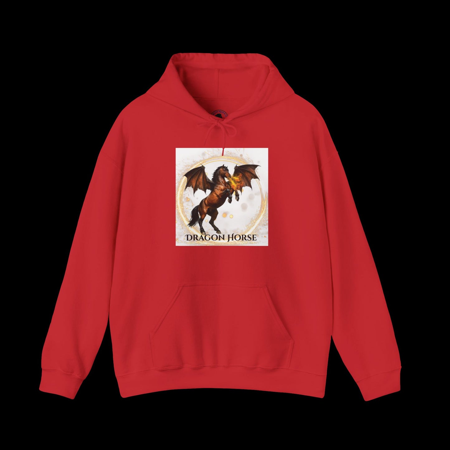 Bay Dragon Horse Heavy Blend™ Hooded Sweatshirt