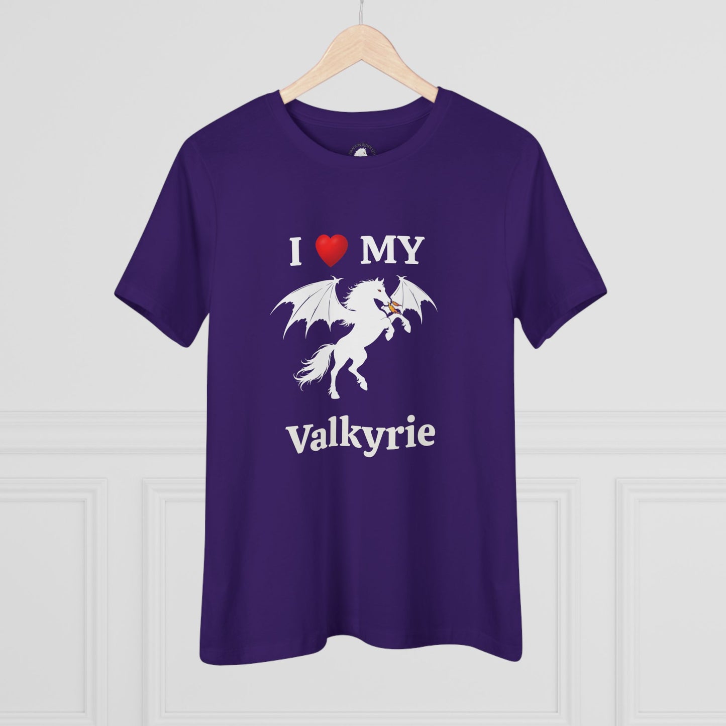 I Heart My Dragon Horse (E) Cotton Tee - Personalized with your horse's name!