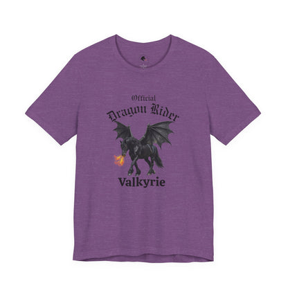Personalized Black Dragon Rider Jersey Short Sleeve Tee