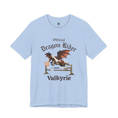 Personalized Chestnut & White Dragon Rider Jersey Short Sleeve Tee