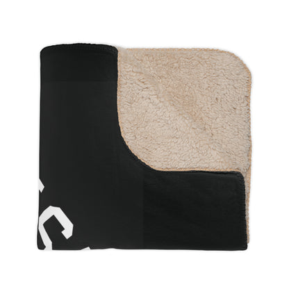 Horse Lover Sherpa Blanket — “I Don’t Need Therapy I Just Need My Horse” Cozy Tan Throw