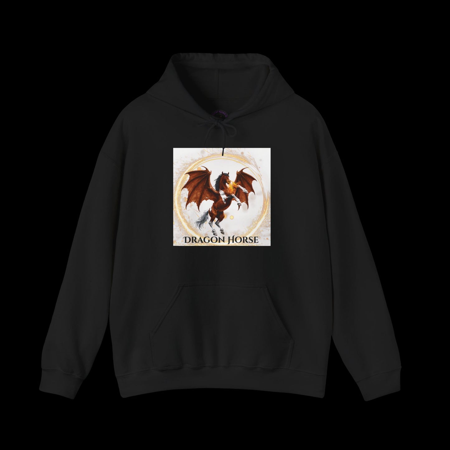 Bay & White Dragon Horse Heavy Blend™ Hooded Sweatshirt