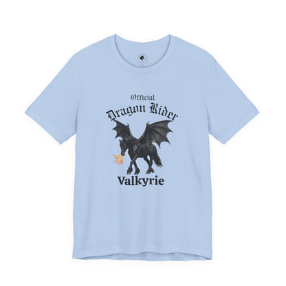 Personalized Black Dragon Rider Jersey Short Sleeve Tee