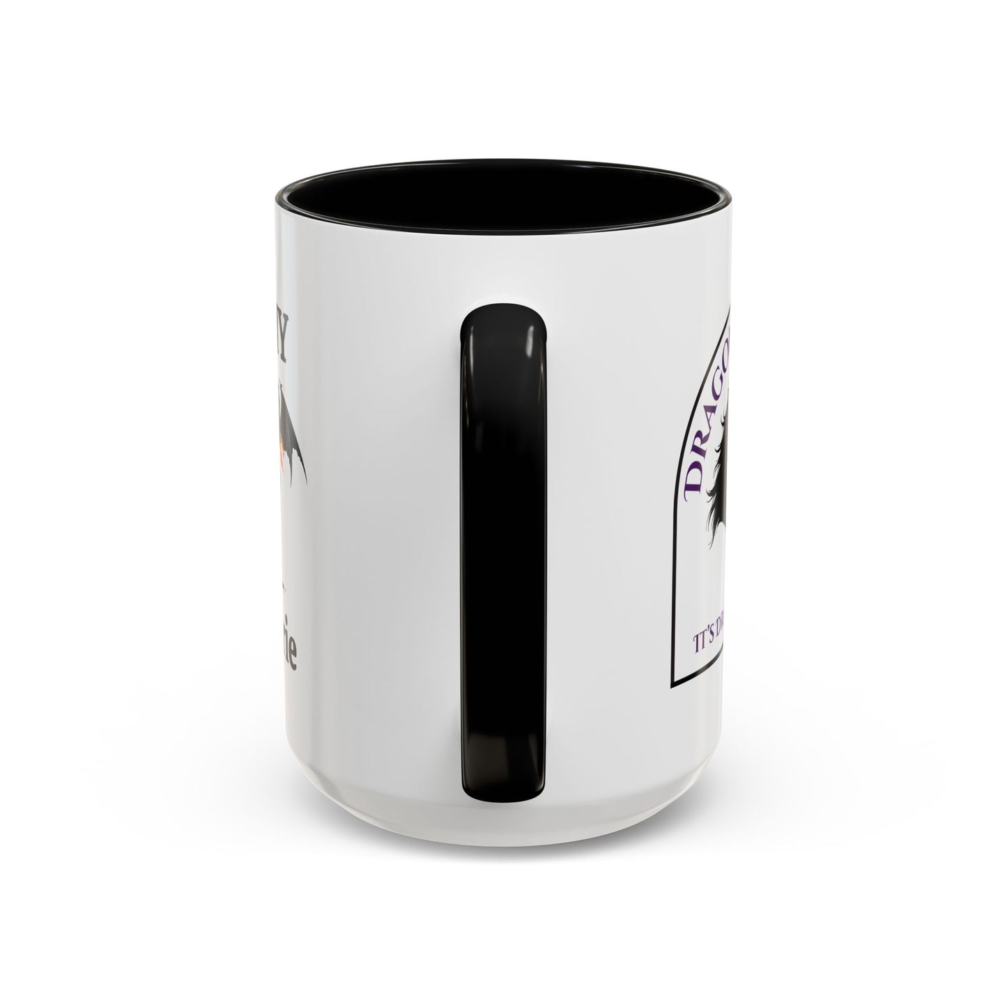 Personalized I Heart My Dragon Horse Accent Coffee Mug (15oz)