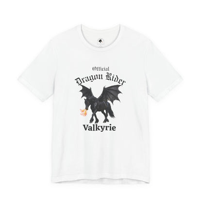 Personalized Black Dragon Rider Jersey Short Sleeve Tee