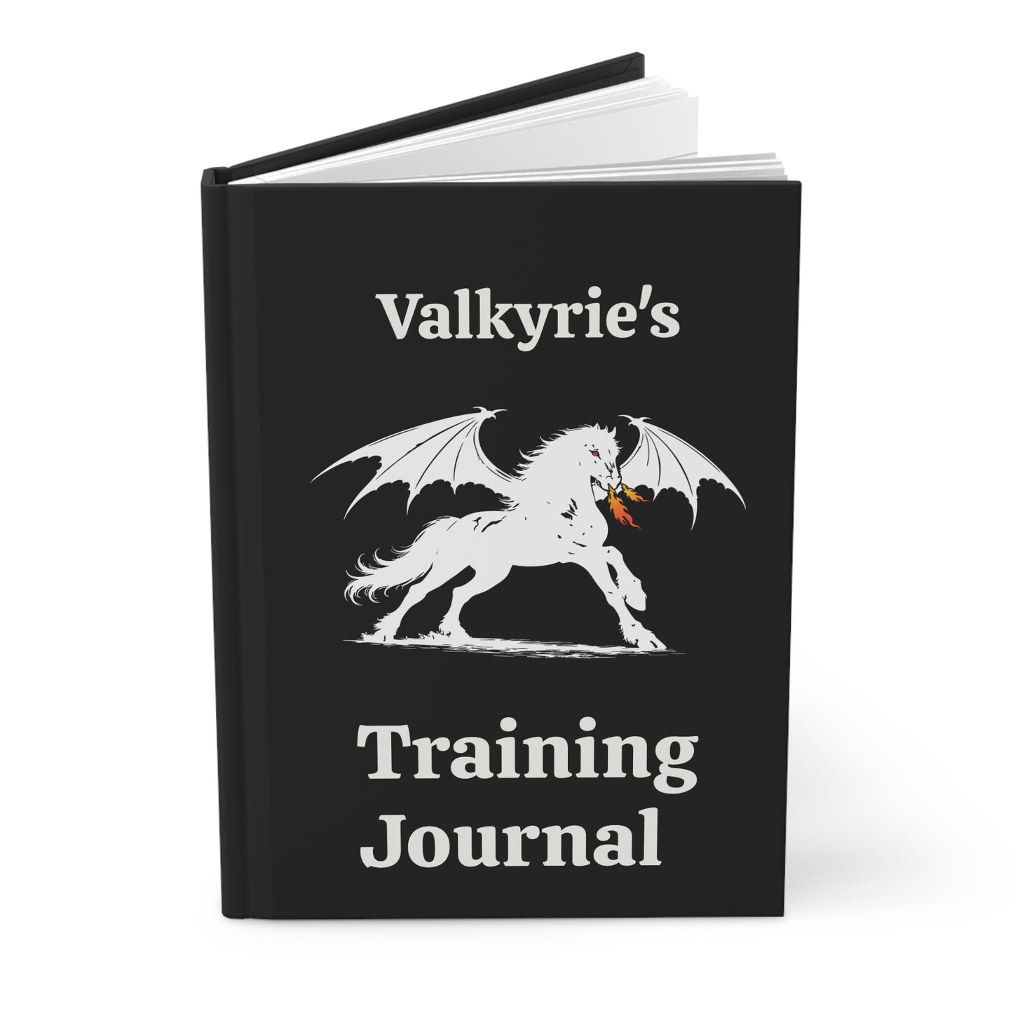 Personalized Hardcover Training Journal - Black