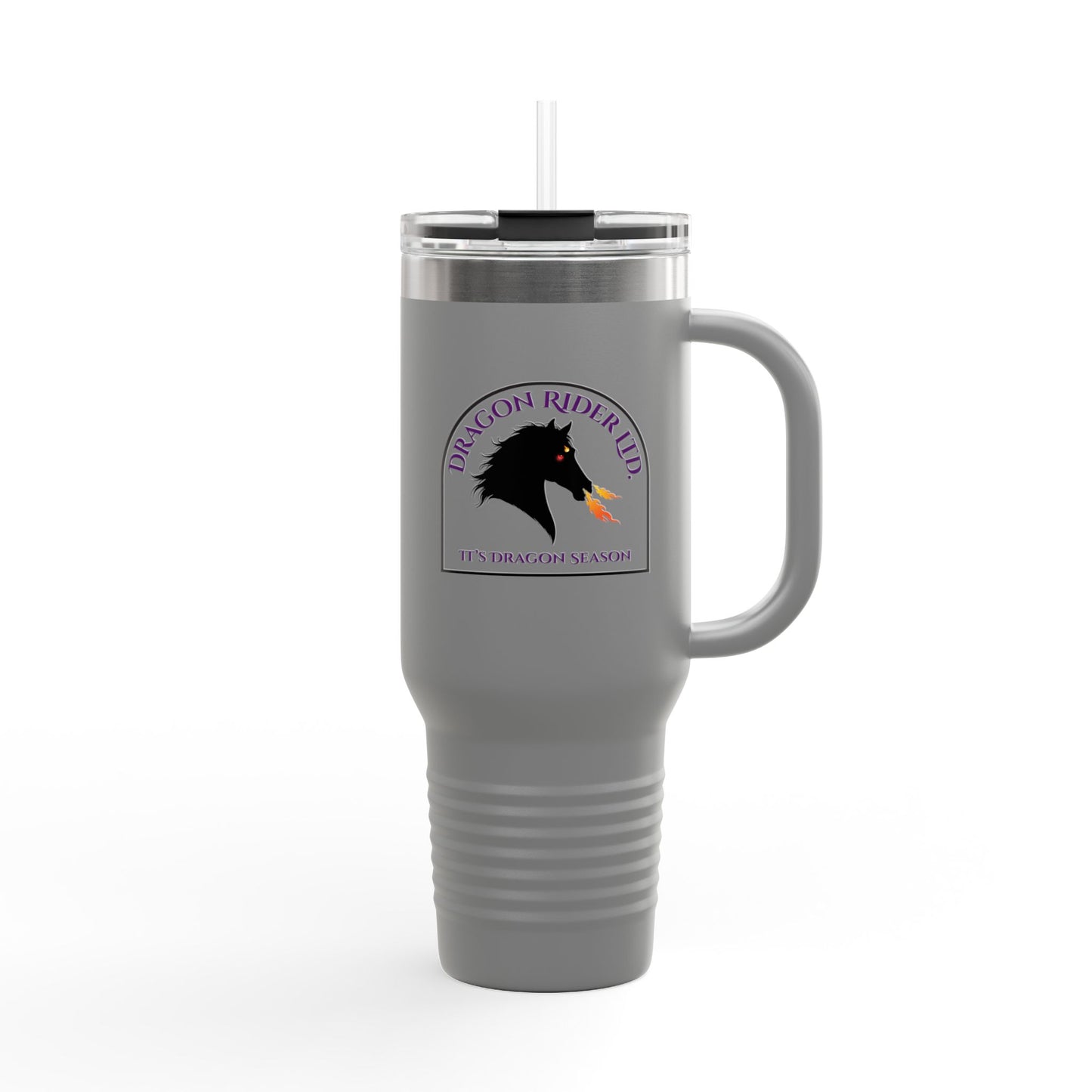 Personalized Name Dragon Horse Insulated 40oz Travel Mug