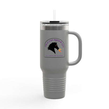 Personalized Name Dragon Horse Insulated 40oz Travel Mug