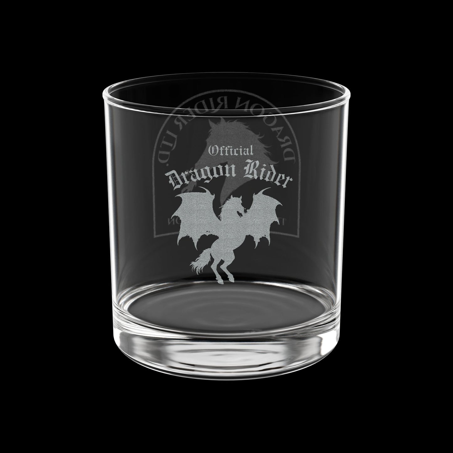 Engraved 10.5oz Whiskey Glass