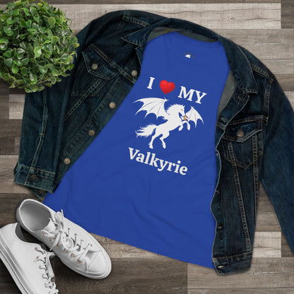 I Heart My Dragon Horse (E) Cotton Tee - Personalized with your horse's name!