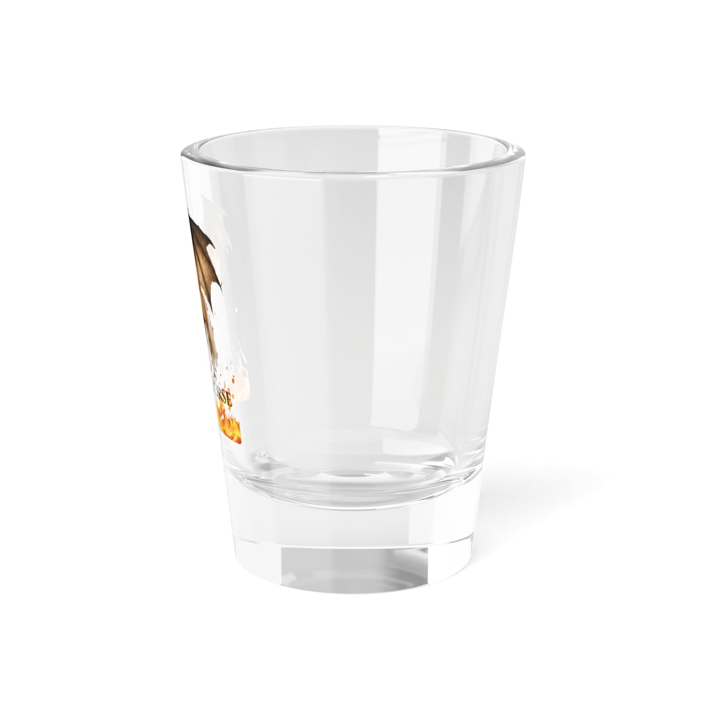 Palomino Dragon Horse Shot Glass, 1.5oz