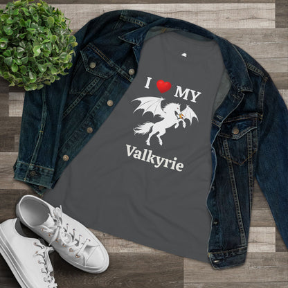 I Heart My Dragon Horse (E) Cotton Tee - Personalized with your horse's name!