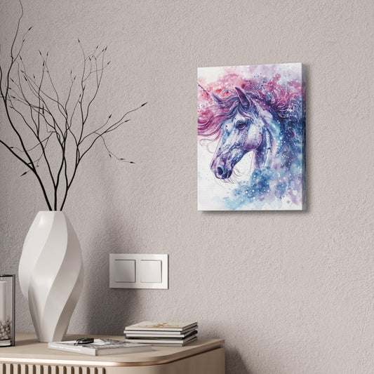 Watercolor Horse Canvas — Stretched 1.5" Wall Art