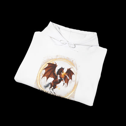Bay & White Dragon Horse Heavy Blend™ Hooded Sweatshirt