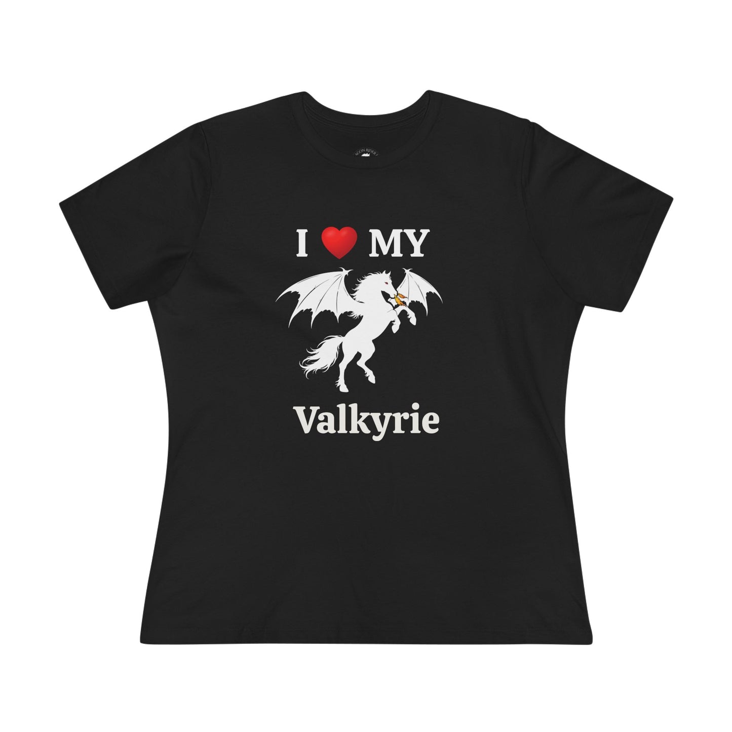 I Heart My Dragon Horse (E) Cotton Tee - Personalized with your horse's name!