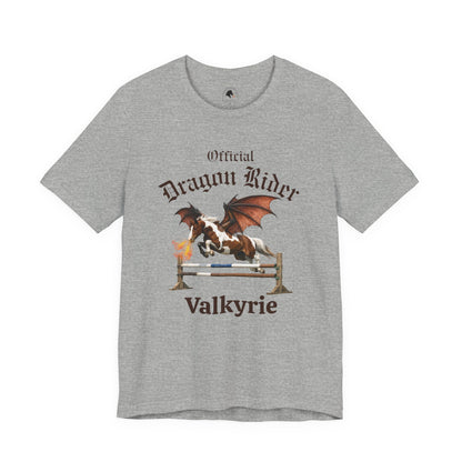 Personalized Chestnut & White Dragon Rider Jersey Short Sleeve Tee