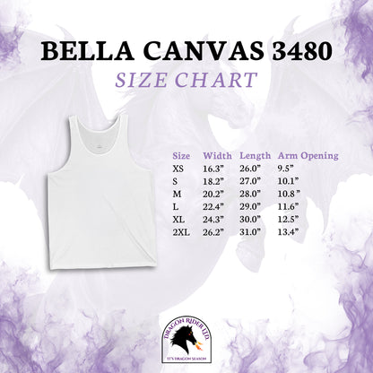 Official Dragon Rider Barrel Racer Equestrian Fantasy Winged Horse Unisex Jersey Tank