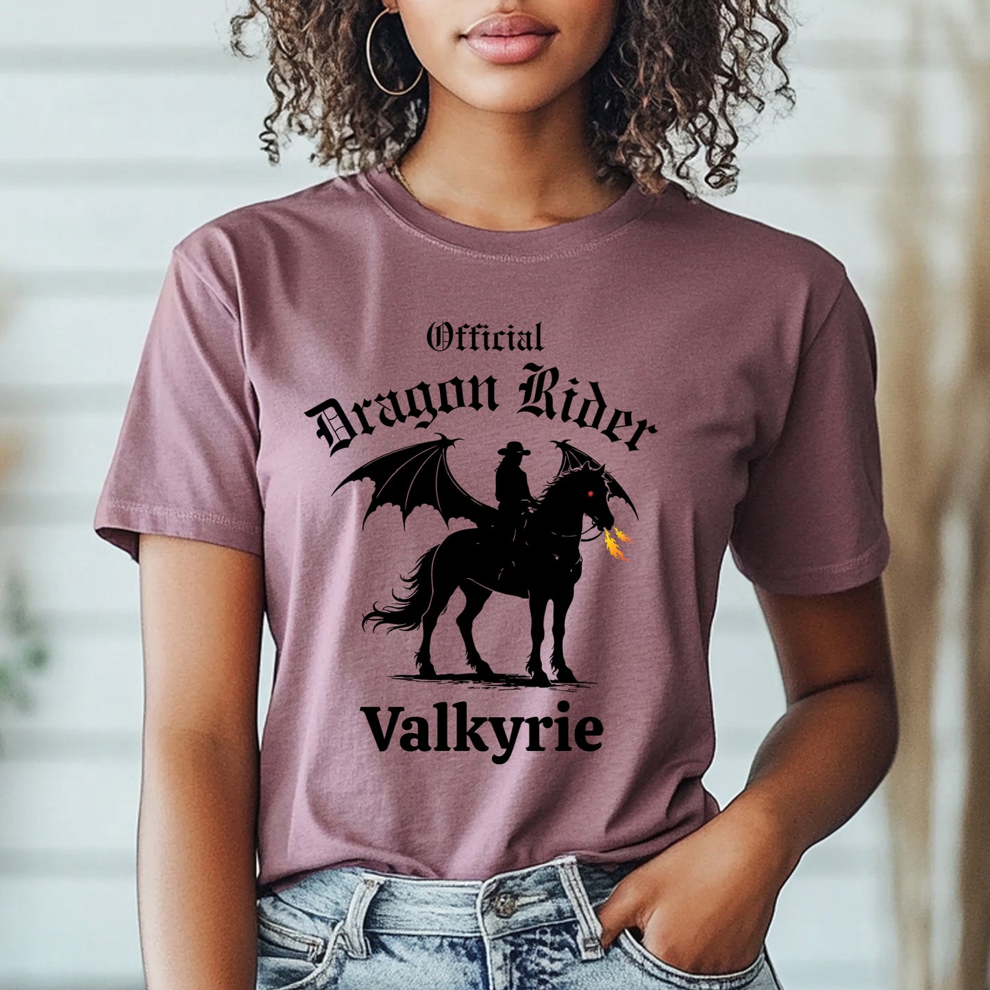 Personalized Official Dragon Rider Western Winged Horse Equestrian Fantasy Unisex Jersey Short Sleeve Tee