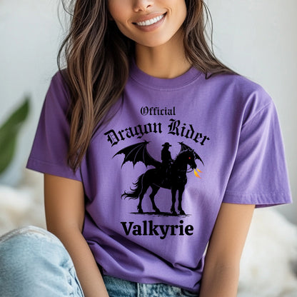 Personalized Official Dragon Rider Western Winged Horse Equestrian Fantasy Unisex Jersey Short Sleeve Tee