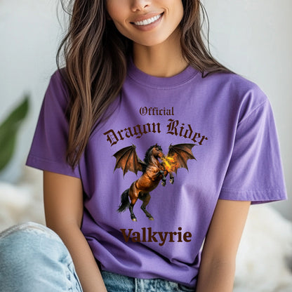 Personalized Official Dragon Rider Bay Fire Breathing Winged Horse Unisex Jersey Short Sleeve Tee