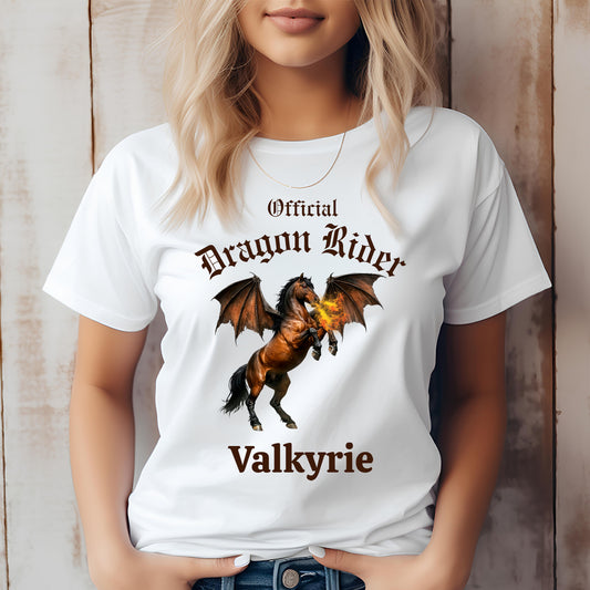 Personalized Official Dragon Rider Bay Fire Breathing Winged Horse Unisex Jersey Short Sleeve Tee