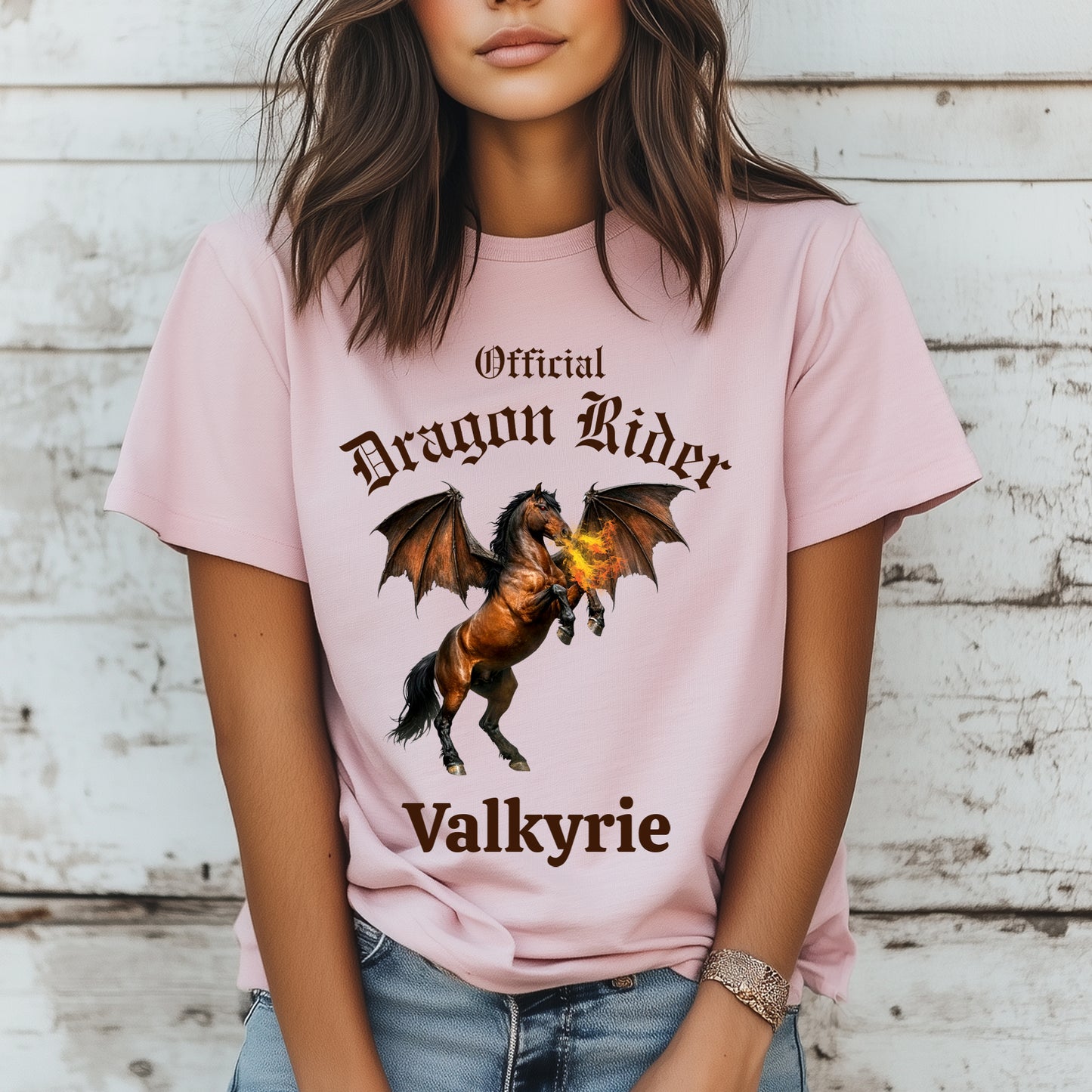 Personalized Official Dragon Rider Bay Fire Breathing Winged Horse Unisex Jersey Short Sleeve Tee