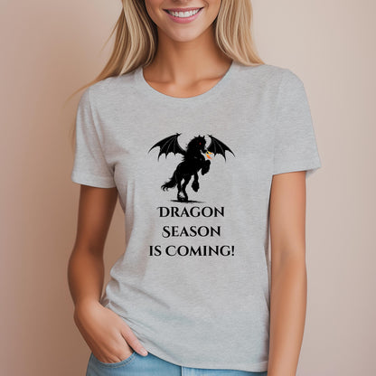 Dragon Season Is Coming Winged Horse Equestrian Women's Relaxed Fit Tee