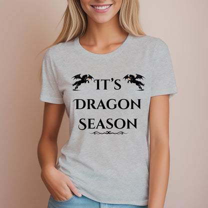 It’s Dragon Season Fantasy Equestrian Dragon Rider Women's Relaxed Fit Tee