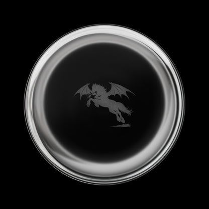 Dragon Horse Engraved Whiskey Glass
