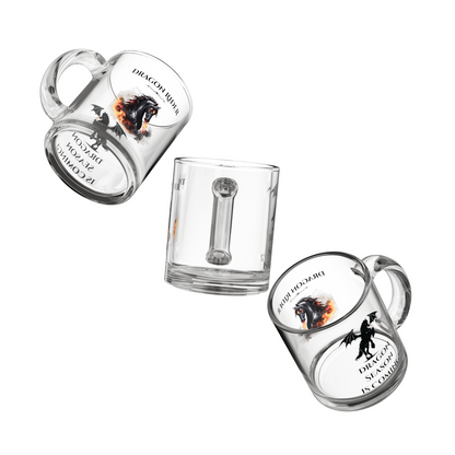 Dragon Season Dragon Rider Fantasy Horse Glass Mug