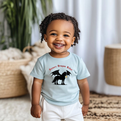 Future Dragon Rider Winged Horse Fantasy Infant Fine Jersey Tee