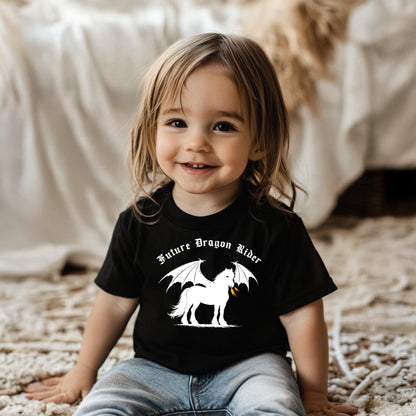 Future Dragon Rider Winged Horse Fantasy Infant Fine Jersey Tee