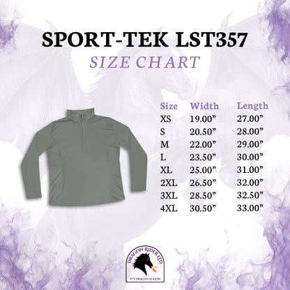 Dragon Rider Ltd Fire Breathing Horse Fantasy Equestrian Ladies Quarter-Zip Pullover