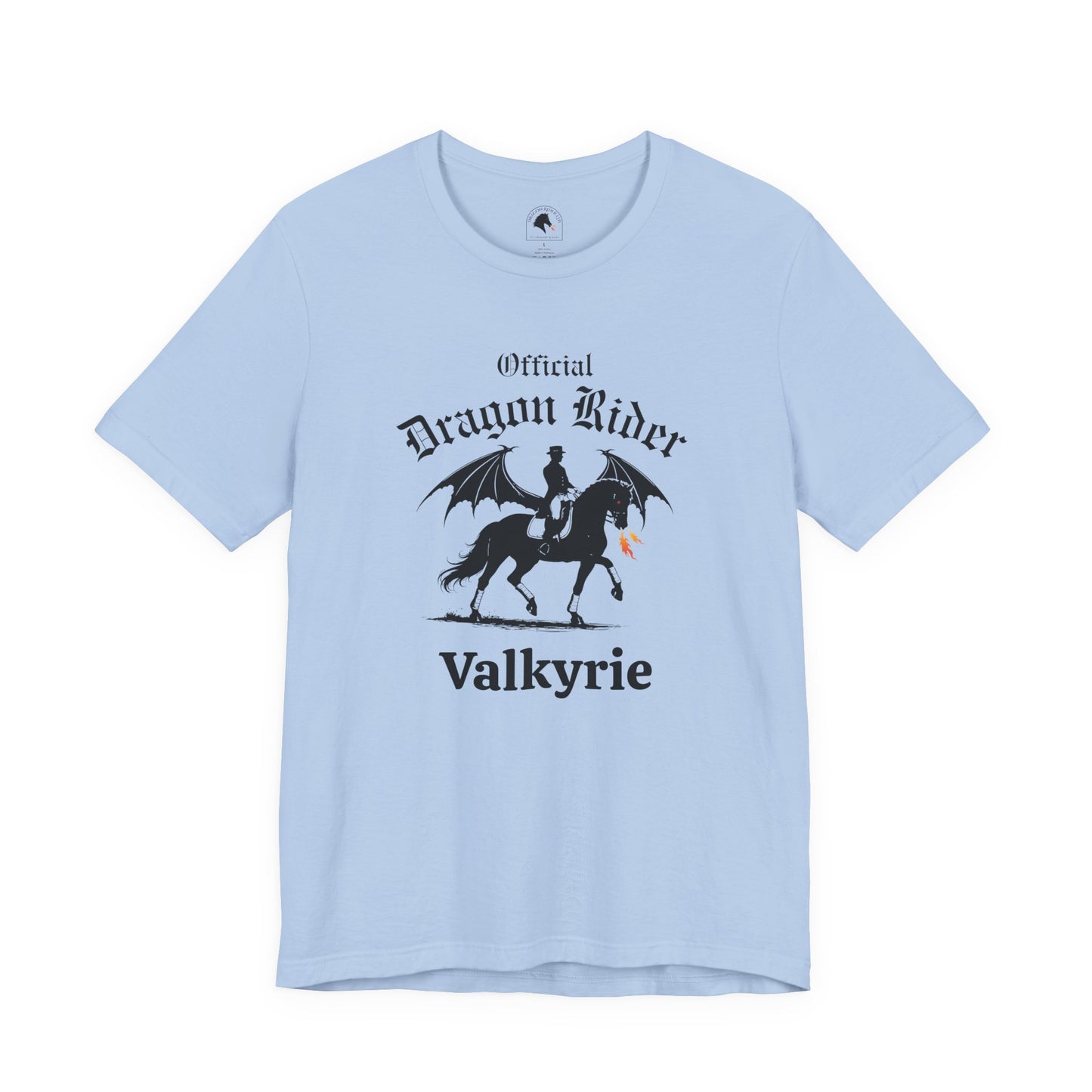 Personalized Dressage Dragon Rider Jersey Short Sleeve Tee