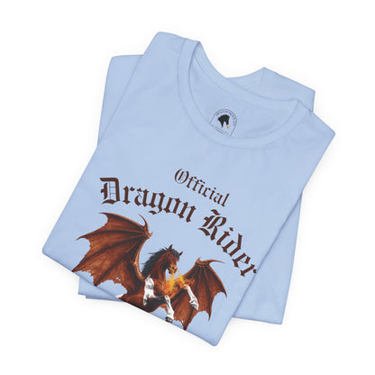 Personalized Bay & White Dragon Rider Jersey Short Sleeve Tee