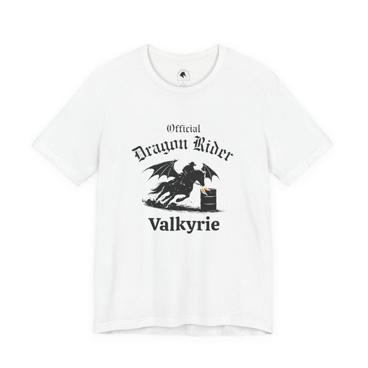 Personalized Barrel Racer Dragon Rider Jersey Short Sleeve Tee