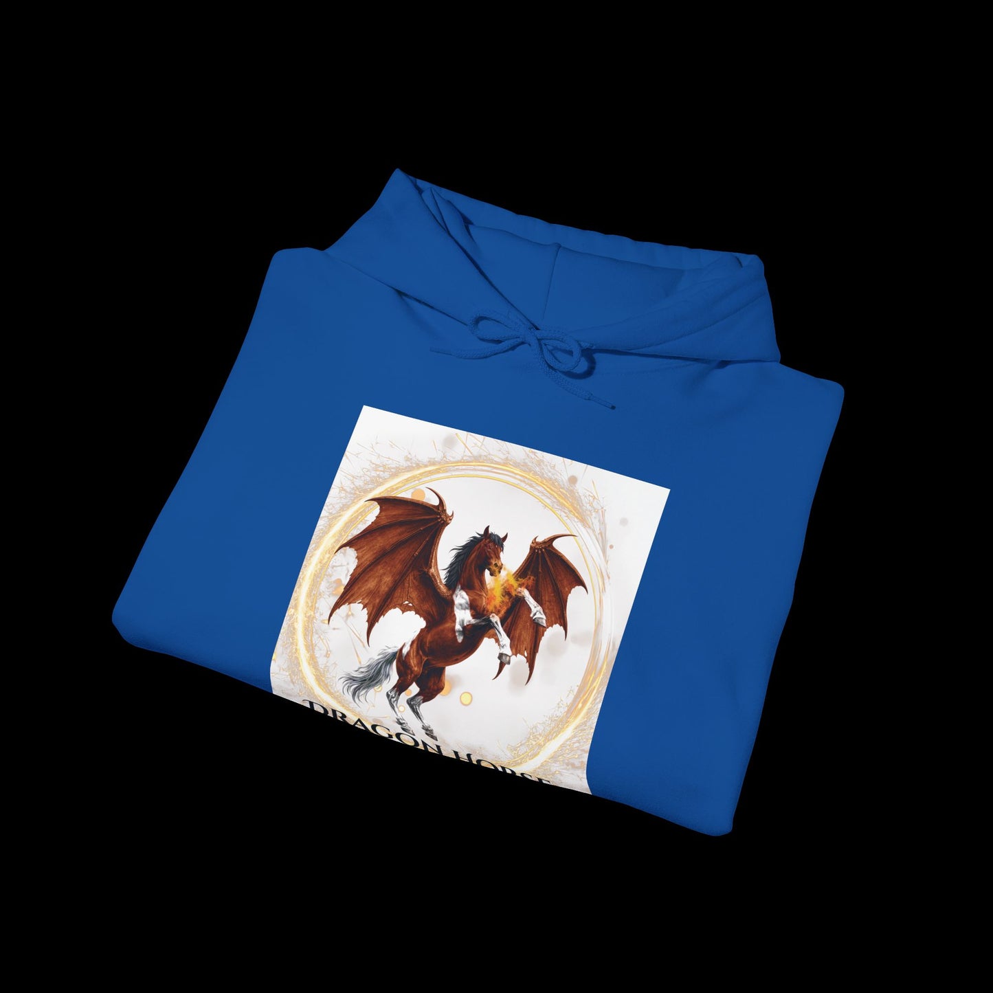 Bay & White Dragon Horse Heavy Blend™ Hooded Sweatshirt