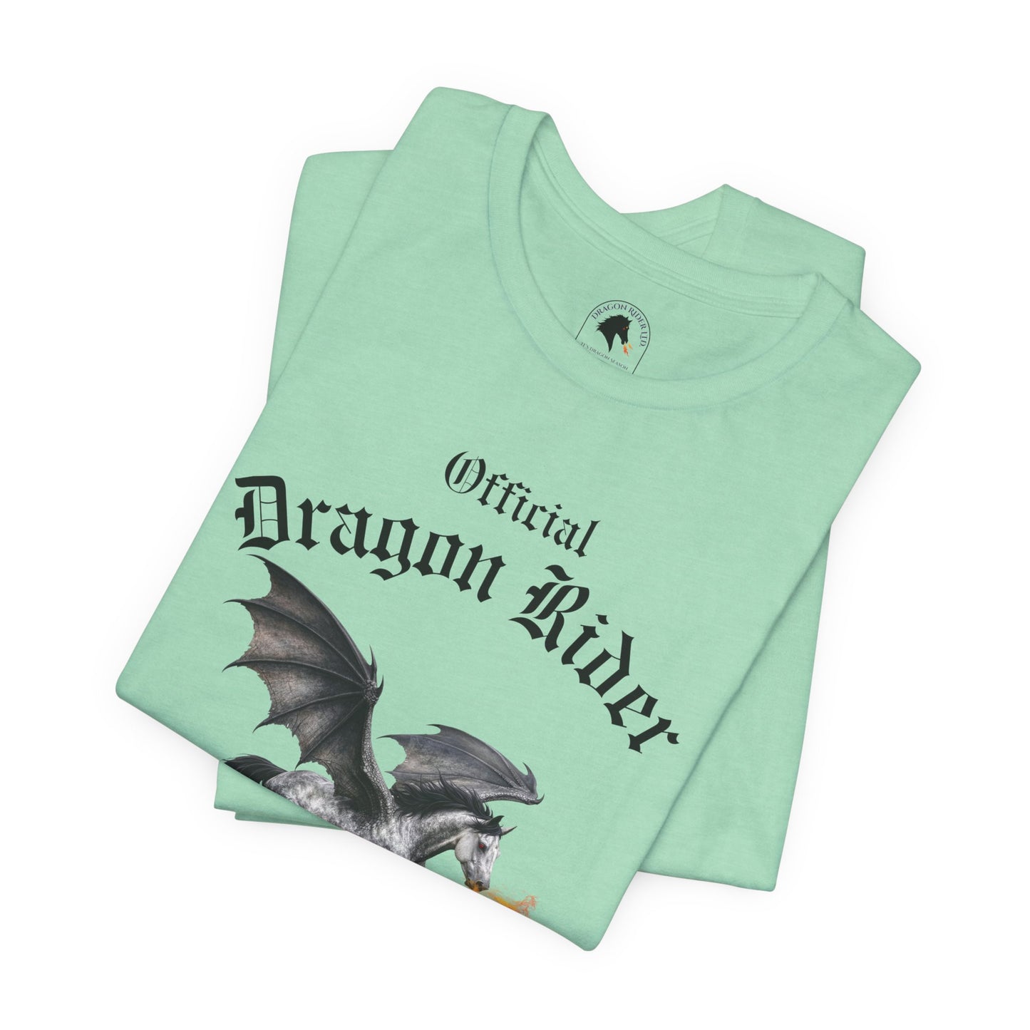 Personalized Gray Dragon Rider Jersey Short Sleeve Tee