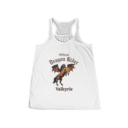 Personalized Bay Dragon Rider Women's Flowy Racerback Tank