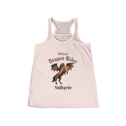 Personalized Bay Dragon Rider Women's Flowy Racerback Tank